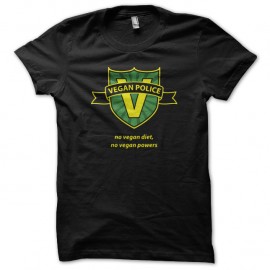 Shirt Vegan police scott pilgrim noir pour homme et femme