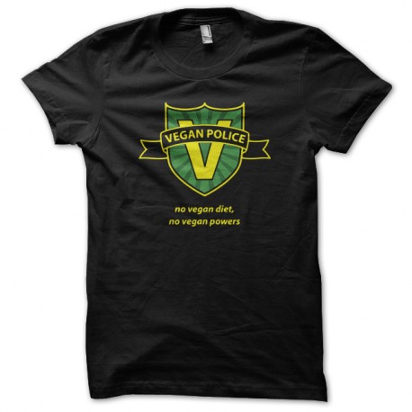 Shirt Vegan police scott pilgrim noir pour homme et femme