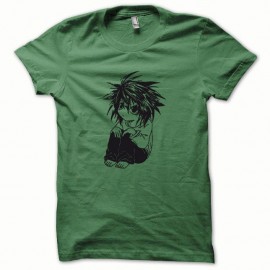 Shirt Parodie Death Note noir/vert bouteille pour homme et femme