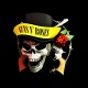 Shirt guns n roses skull noir pour homme et femme