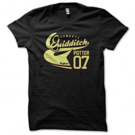 Shirts Hogwarts Quidditch potter 07 noir pour homme et femme