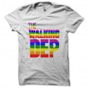 Shirt The walking dep blanc pour homme et femme