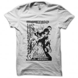 Shirt to aru majutsu no blanc pour homme et femme