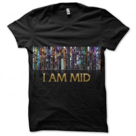 t-shirt league of legends MID black pour homme et femme