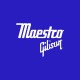Shirt Maestro Gibson classique Bleu/Blanc pour homme et femme