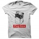 Shirt Pug box blanc pour homme et femme