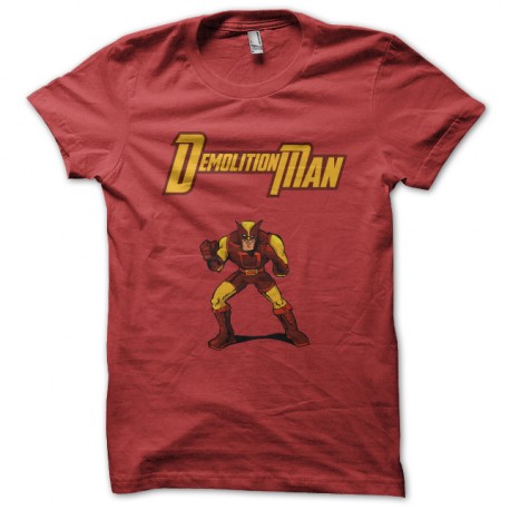 Shirt demolition man rouge pour homme et femme
