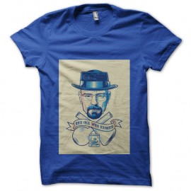 Shirt Breaking Bad Heisenberg bleu pour homme et femme