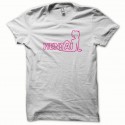 Shirt Hentai rose/blanc pour homme et femme