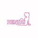 Shirt Hentai rose/blanc pour homme et femme
