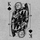 Shirt game of thrones roi de pique gris pour homme et femme