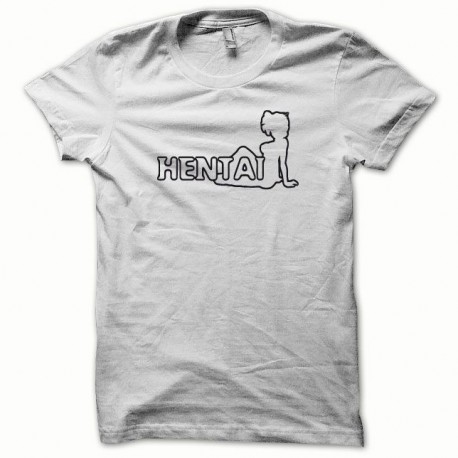Shirt Hentai noir/blanc pour homme et femme