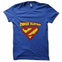 Shirt Super Zlatan Ibrahimovic bleu pour homme et femme