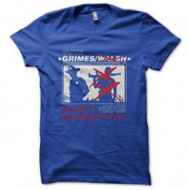 Shirt Votez Rick bleu pour homme et femme