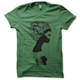 Shirt Marianne vert pour homme et femme
