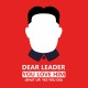 Shirt kim jung un leader you love him rouge pour homme et femme