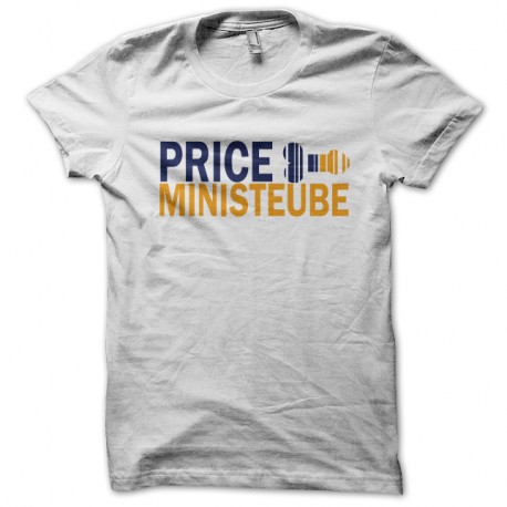Shirt Price ministeube parodie price minister blanc pour homme et femme