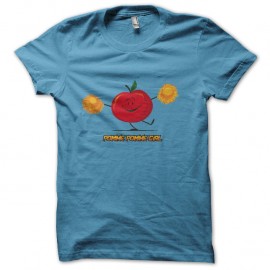 Shirt Pomme Pomme Girl bleu turquoise pour homme et femme