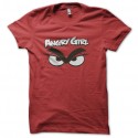 Shirt Angry Girl rouge pour homme et femme