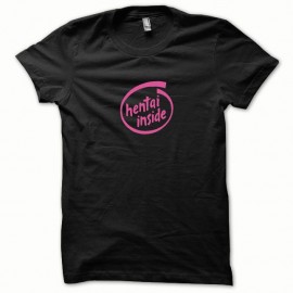 Shirt Hentai Inside rose/noir pour homme et femme