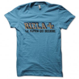 Shirt Rizla déchire turquoise pour homme et femme