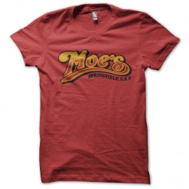 Shirt Moe s springfield simpsons rouge pour homme et femme