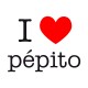 Shirt i love pépito blanc pour homme et femme
