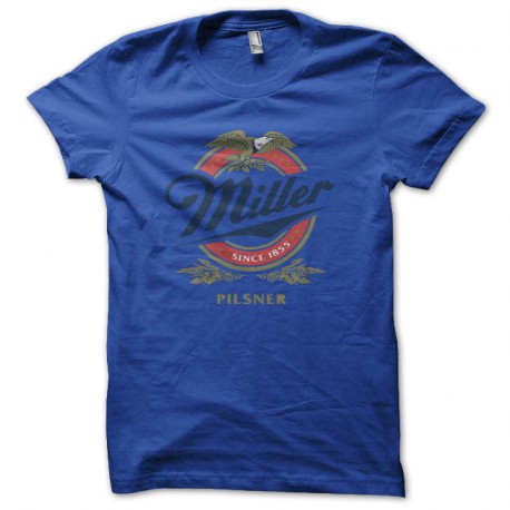 Shirt miller bière bleu royal pour homme et femme