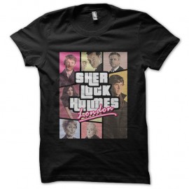 Shirt sherlok homes parodie GTA noir pour homme et femme