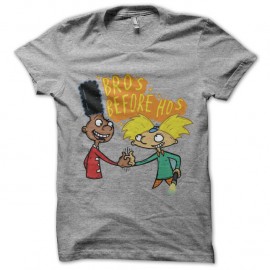 Shirt hey arnold bros before hos gris pour homme et femme