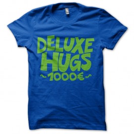 Shirt Deluxe hugs bleu pour homme et femme