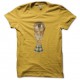 Shirt coupe du monde pelé jaune pour homme et femme