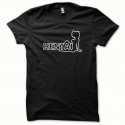 Shirt Hentai blanc/noir pour homme et femme