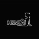 Shirt Hentai blanc/noir pour homme et femme