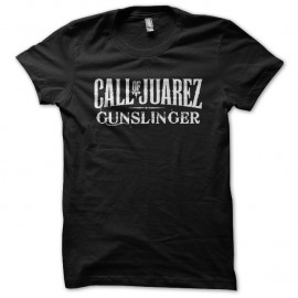 Shirt call of juarez gunslinger noir pour homme et femme