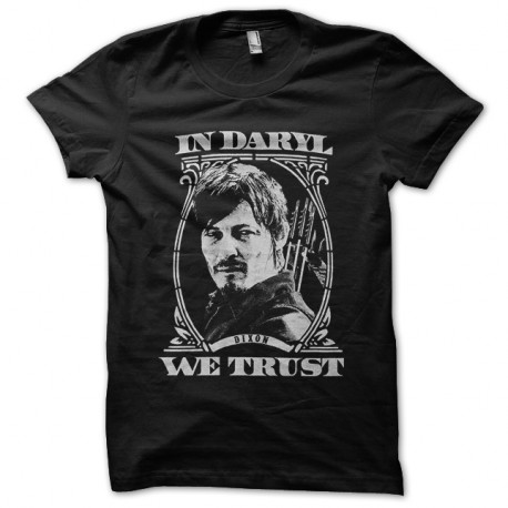 Shirt In daryl we trust noir pour homme et femme