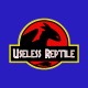 Shirt useless reptile parodie jurassic park bleu pour homme et femme