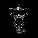 Shirt skull sheriff noir pour homme et femme