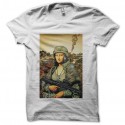 Shirt la joconde soldat blanc pour homme et femme