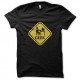 Shirt panneau geek noir pour homme et femme