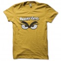 Shirt angry Girl jaune pour homme et femme