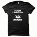 Shirt Marijuana Hemp Amsterdam noir pour homme et femme