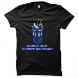 Shirt doctor hu's parodie doctor who noir pour homme et femme
