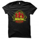Shirt girls at the beach noir pour homme et femme