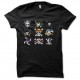 Shirt one piece fanions noir pour homme et femme