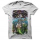 Shirt Neptune Sailboat blanc pour homme et femme