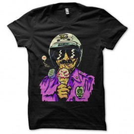 Shirt police ice cream noir pour homme et femme