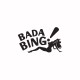 Shirt Bada Bing noir/blanc pour homme et femme