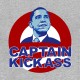 Shirt captain kick ass obama gris pour homme et femme