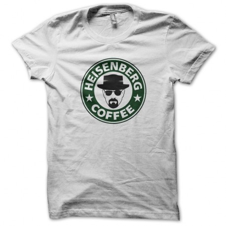 Shirt heisenberg coffee parodie starbucks blanc pour homme et femme